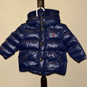 Ralph Lauren hooded puffer down jacket